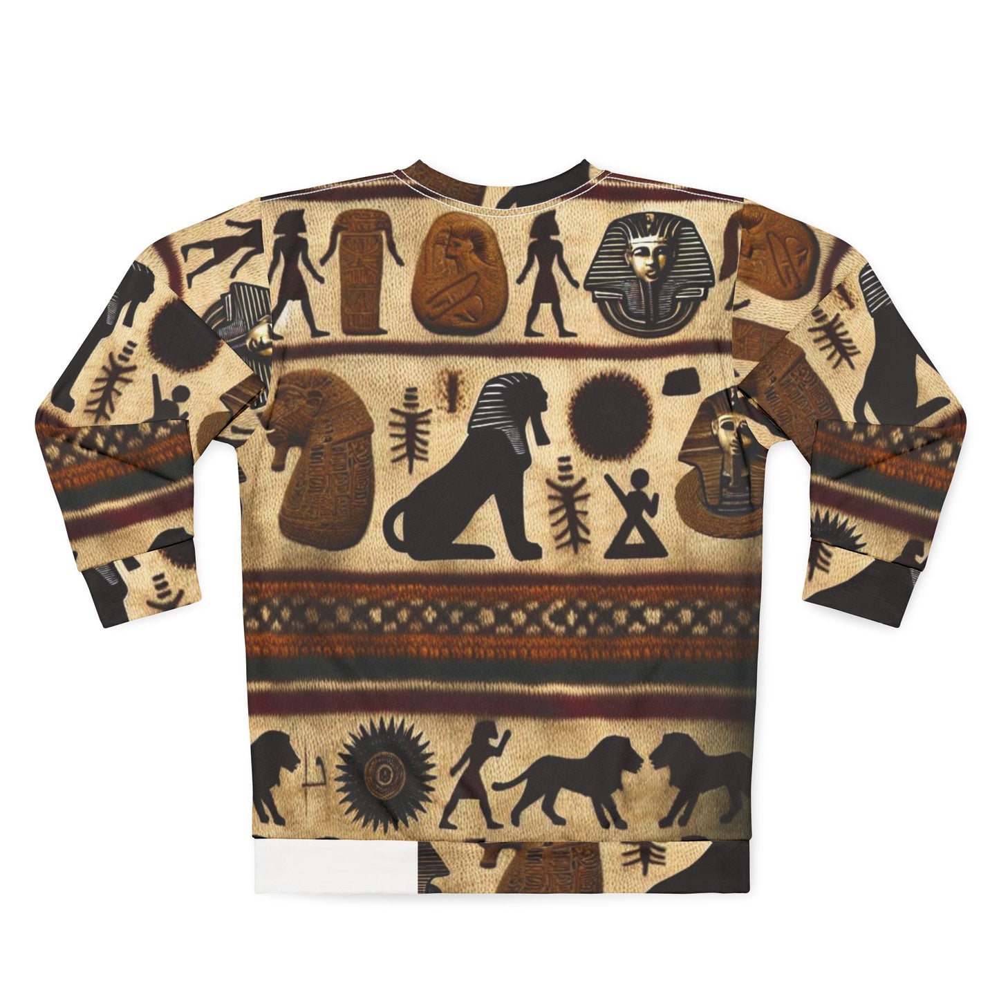 Lifestyle image of Afro-inspired unisex sweatshirt – bold Black heritage fashion with comfort fit