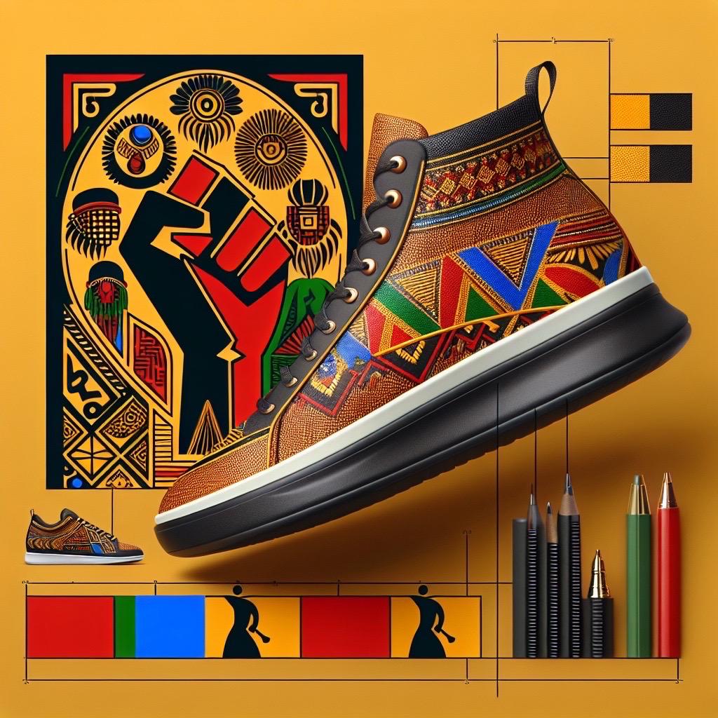 Side view & Close-up detail of Marcus Garvey Dress Shoe – Black Owned brand, classic leather dress shoe style.