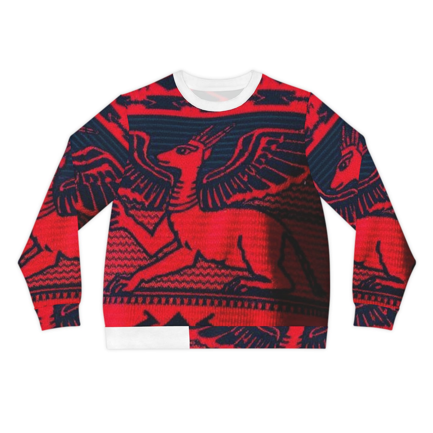 Folded view of Pre-Colonial Vibes lightweight sweatshirt showcasing soft texture and sturdy construction.