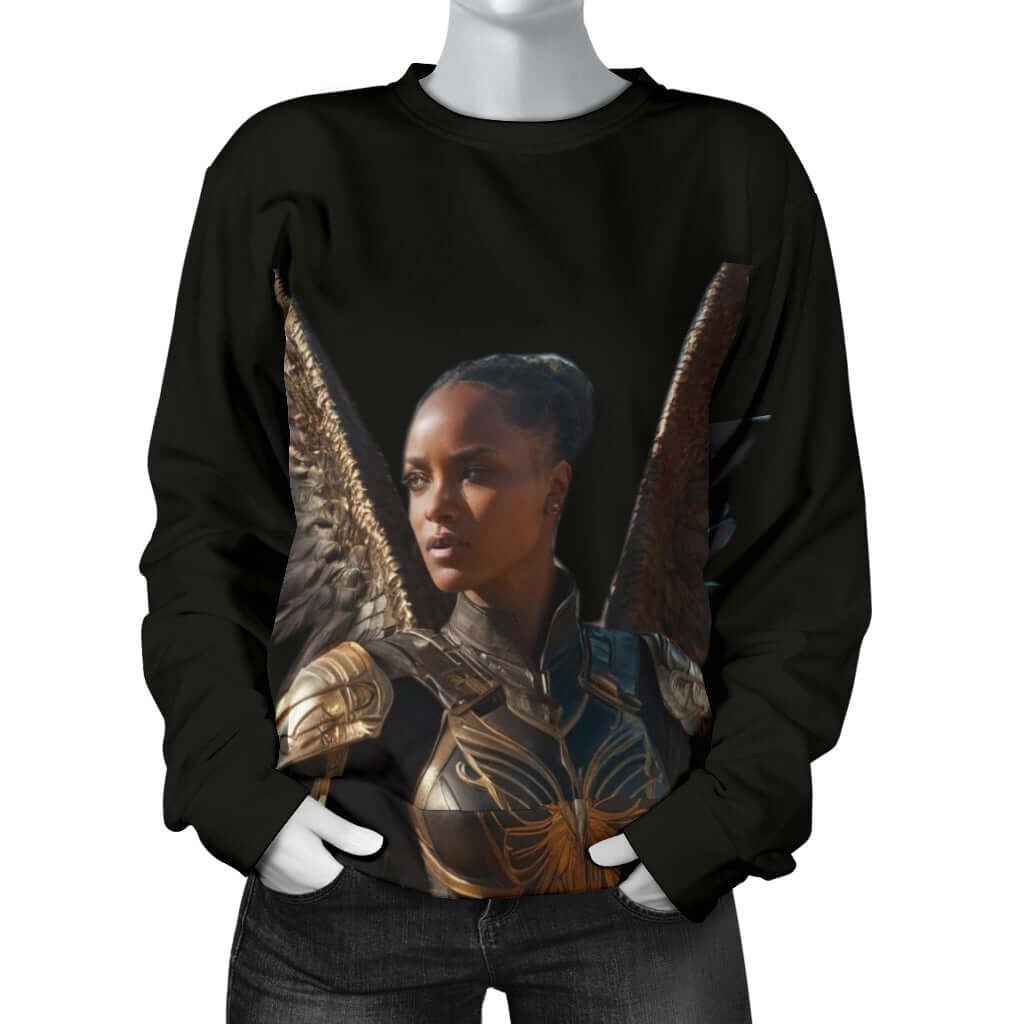 Women's Sweater black color -Black-Owned Fashion