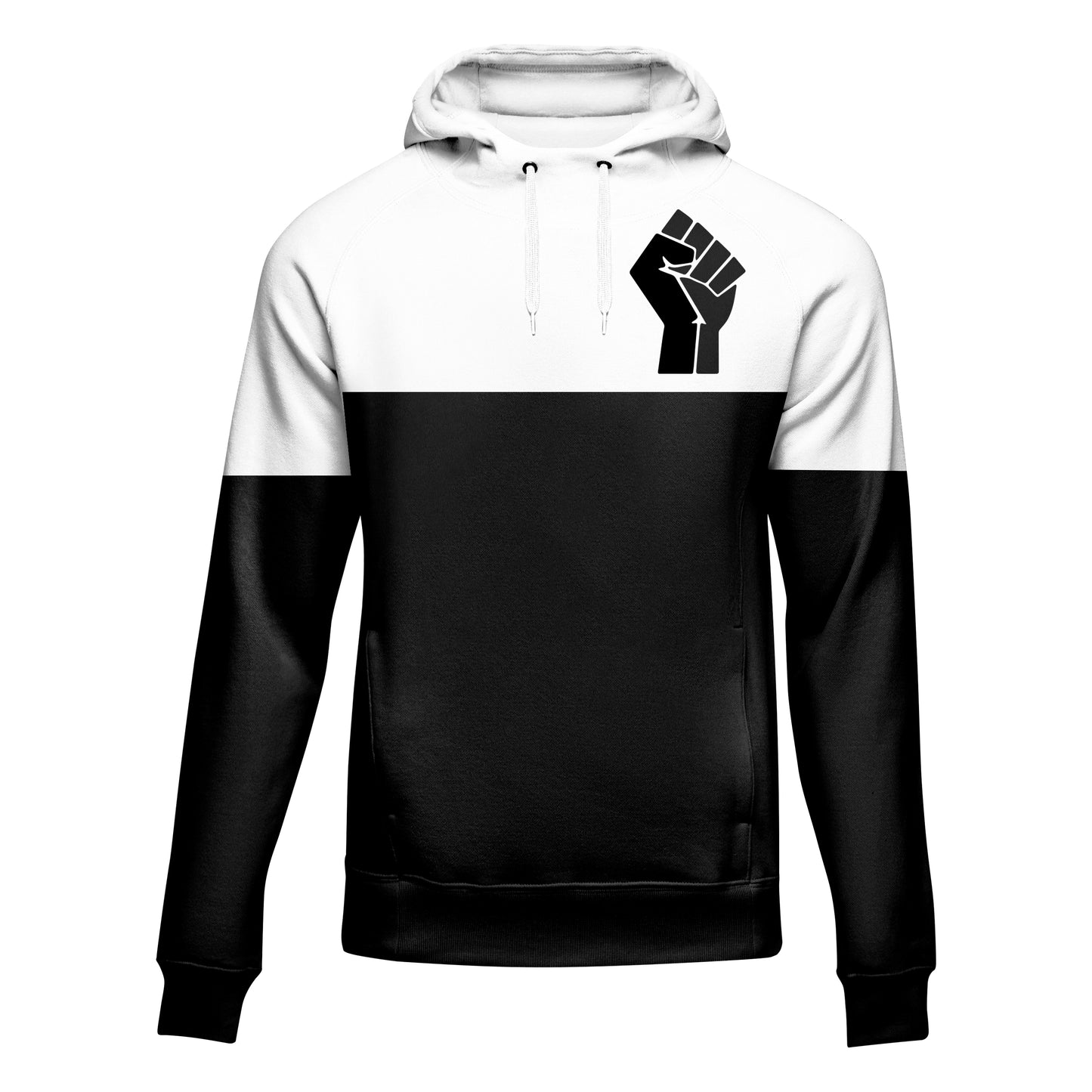 All Power to the People Text Design Black Hoodie – Black Owned