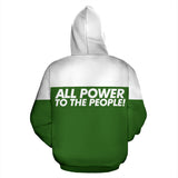 All Power to the People Green Hoodie