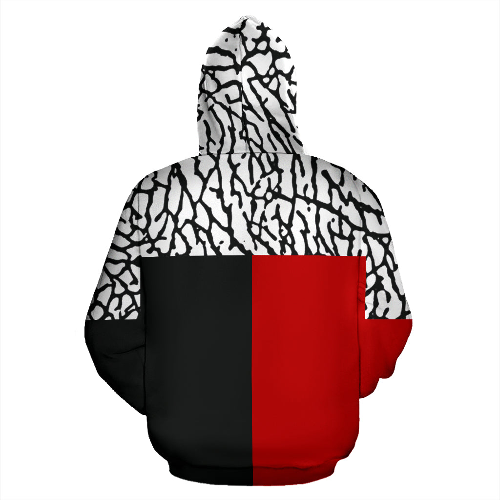 Back view of the Malcolm X Text Custom Hoodie designed by a Black-Owned brand, celebrating Malcolm X’s legacy.