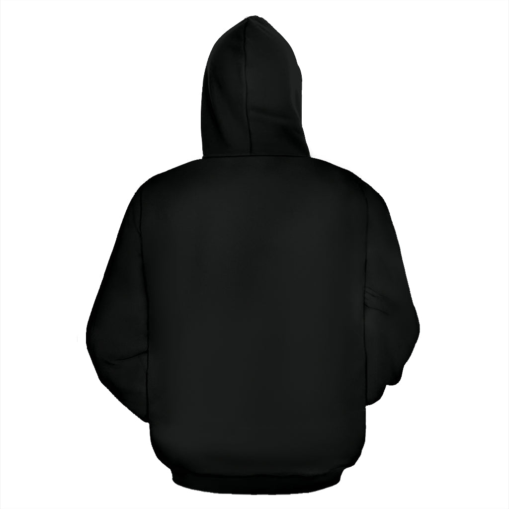 The Lion’s Map Design Hoodie back view – Black-Owned custom-made hoodie offering comfort, durability, and heritage-inspired artwork