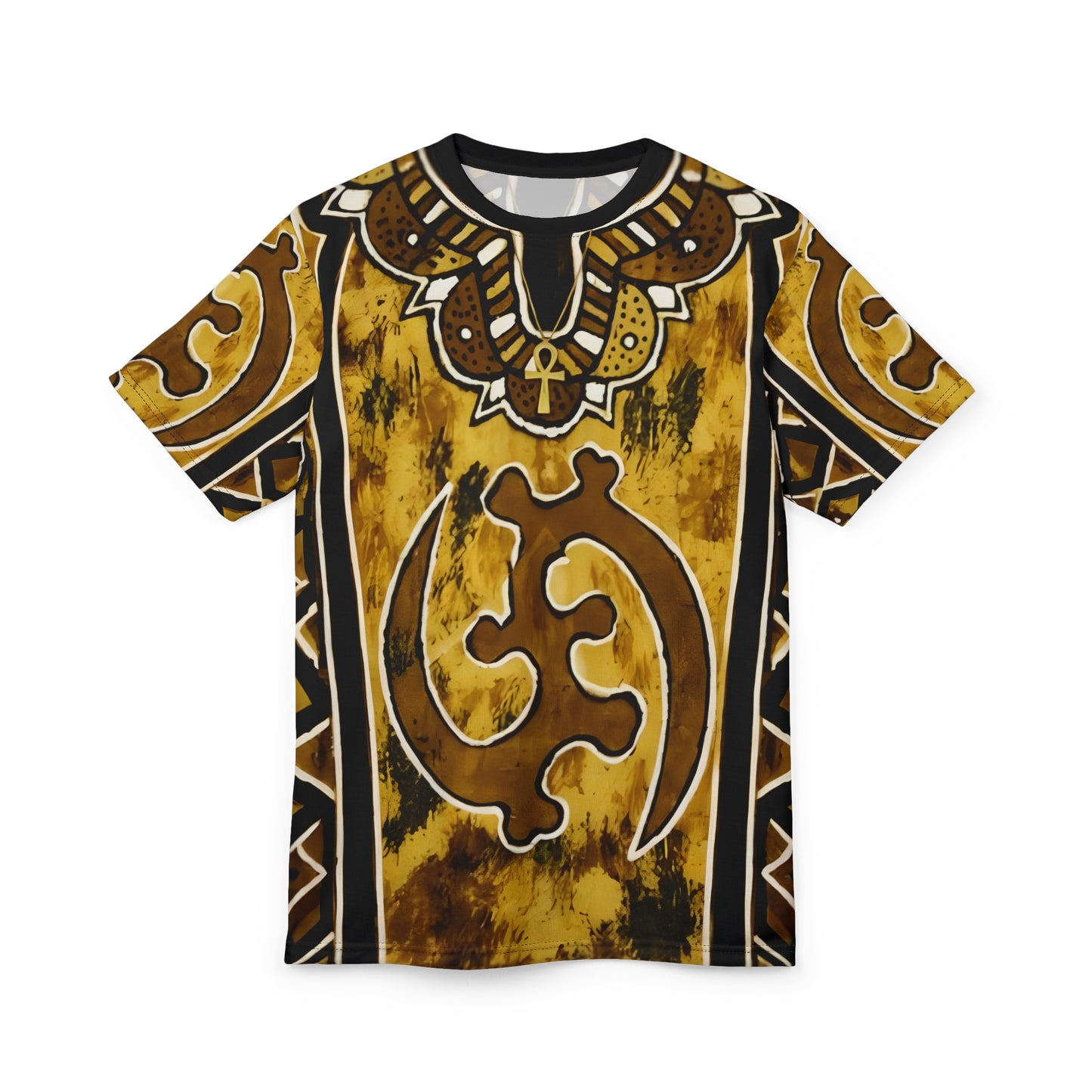 African Vintage Dashiki - Unisex Cut & Sew Tee (AOP) - 2