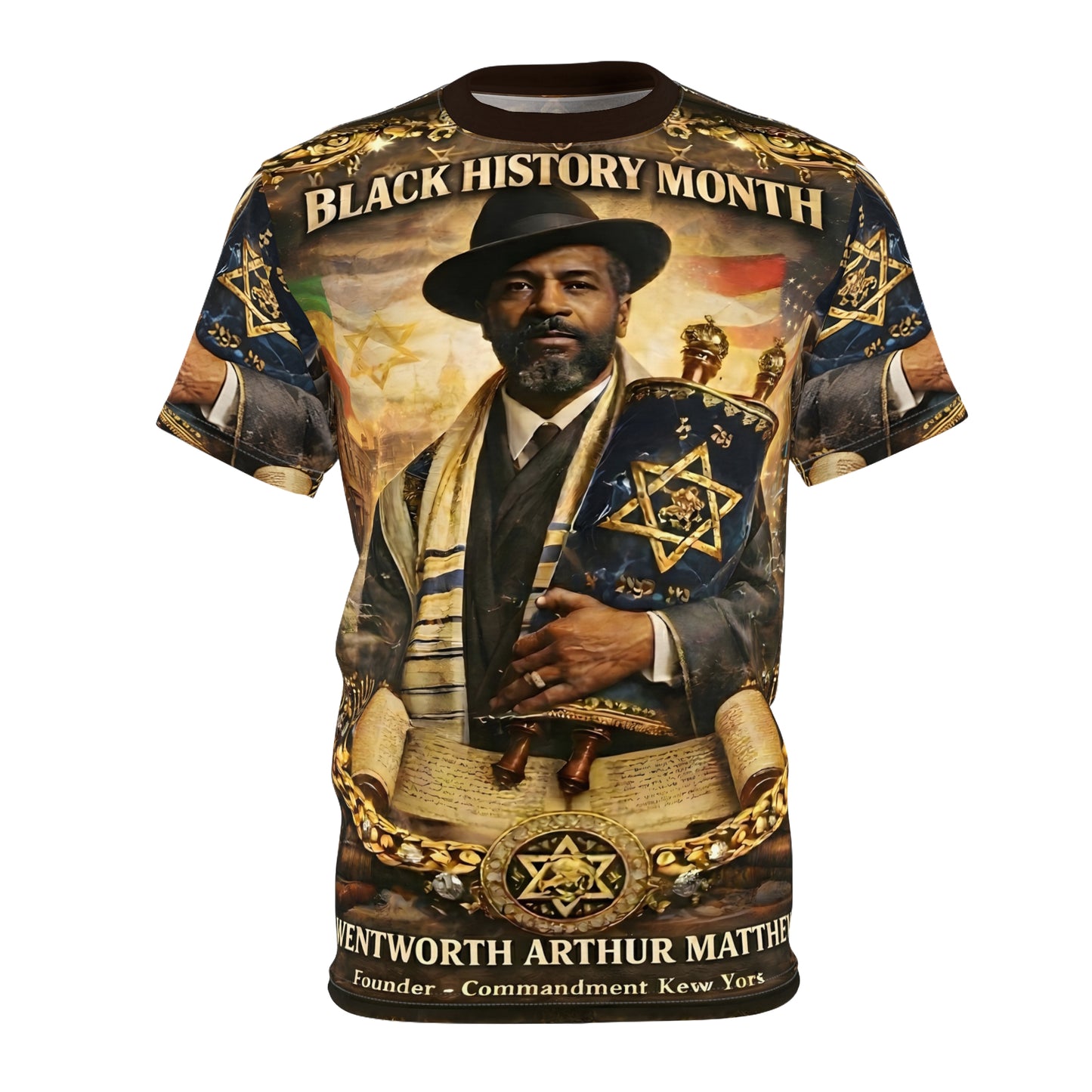 Black History Month - Wentworth Arthur Matthew- Unisex Cut & Sew Tee (AOP)