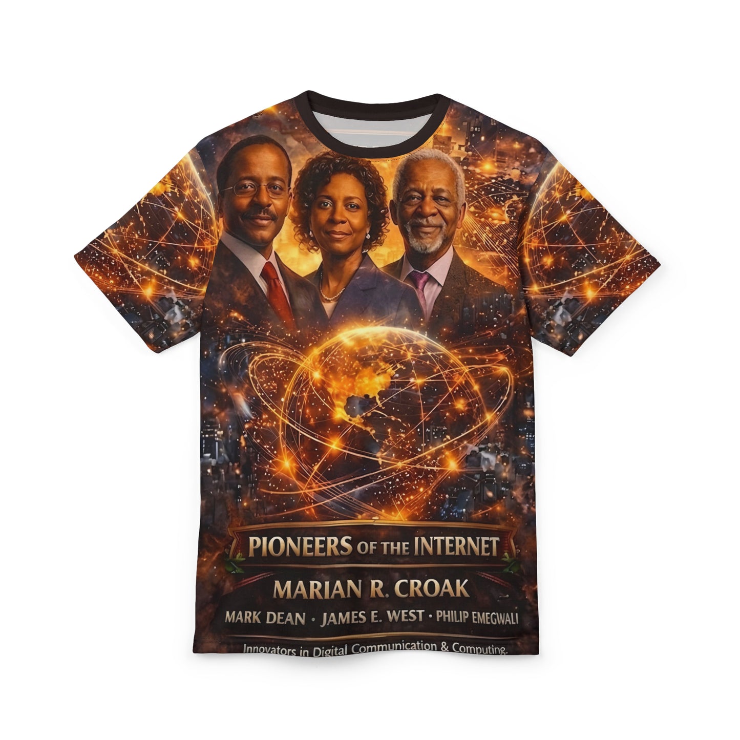 Pioneer of the Internets Afrocentric Graphic Tee | Black Culture Streetwear Shirt