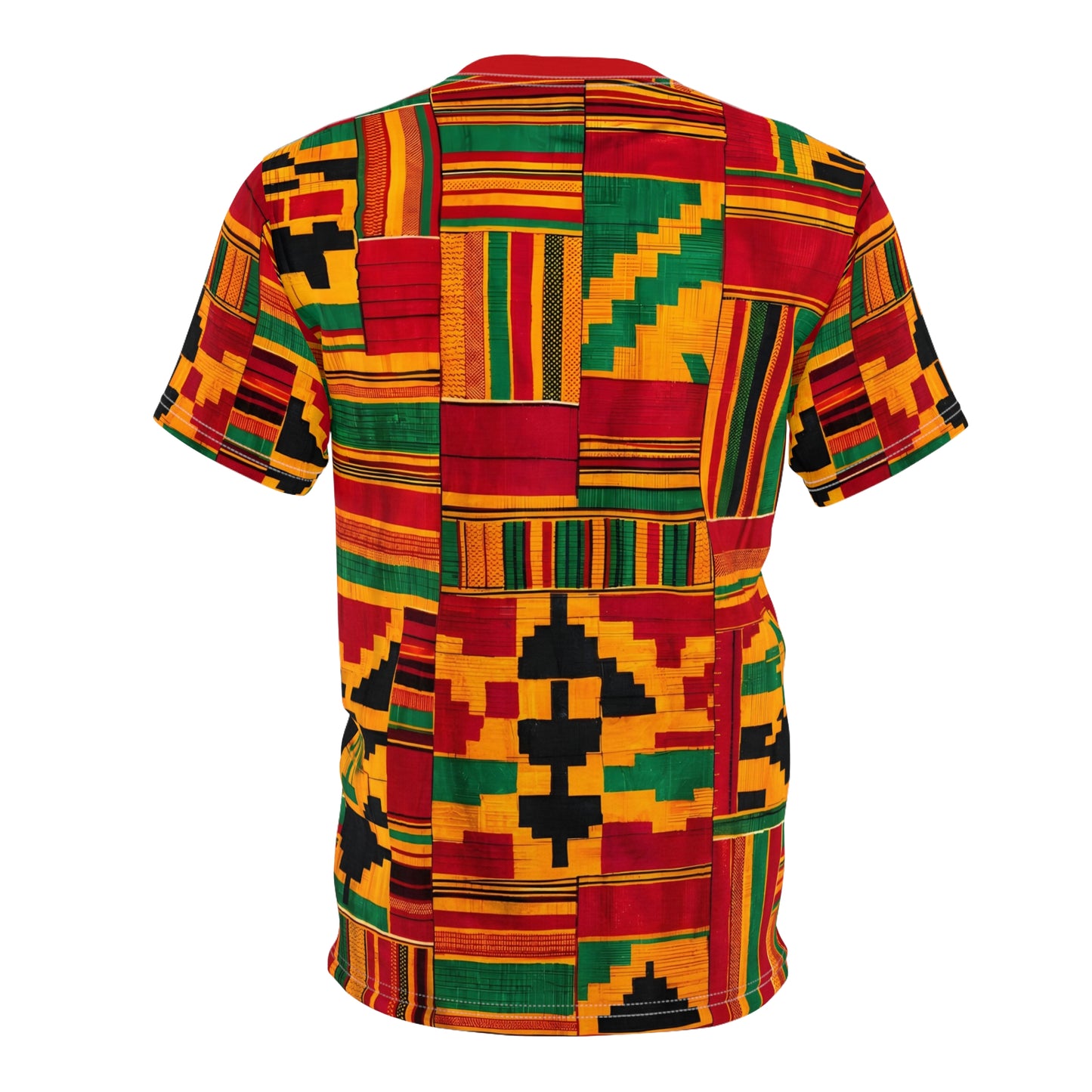 Kente African Print - Unisex Cut & Sew Tee (AOP)