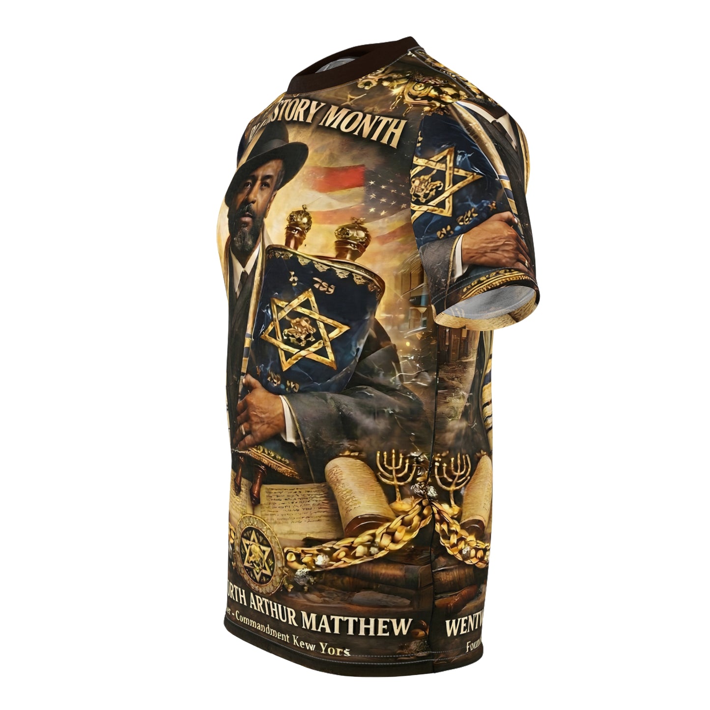 Black History Month - Wentworth Arthur Matthew- Unisex Cut & Sew Tee (AOP)
