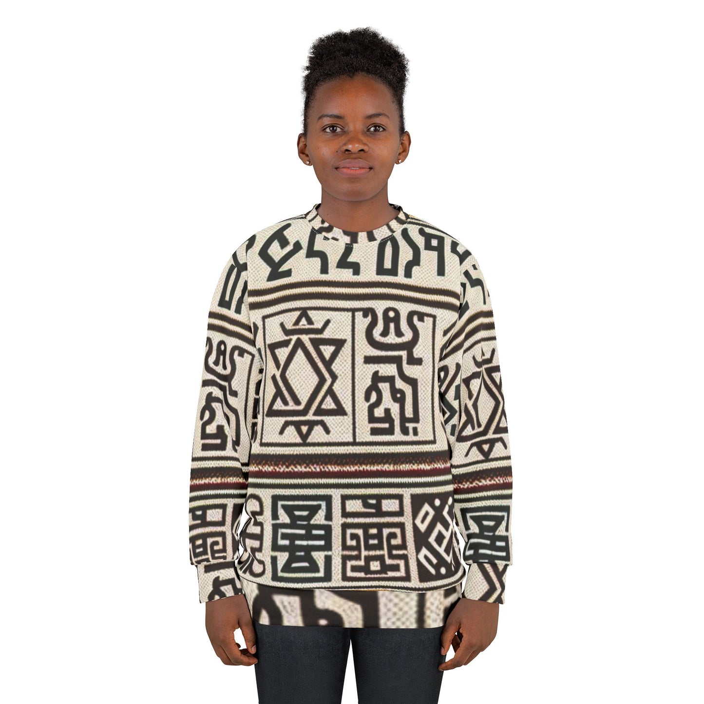 Native African Unisex Sweatshirt Clothes (AOP)