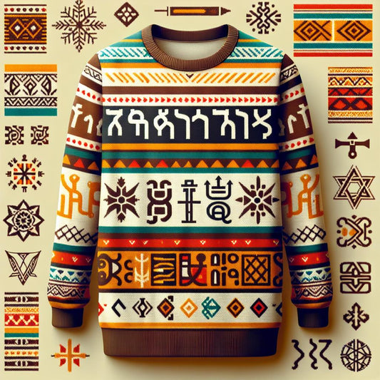 Pre-Colonial Modern Design Unisex Sweatshirt (AOP)