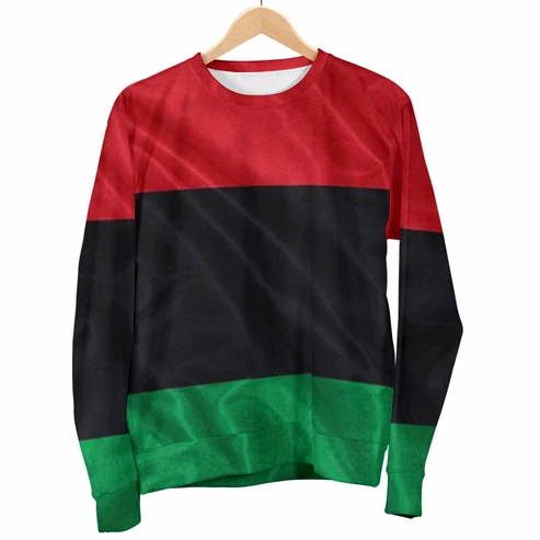 African RBG Flag Sweater - Black-Owned