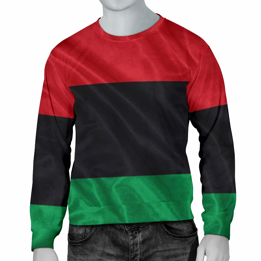 African RBG Flag Sweater - Black-Owned