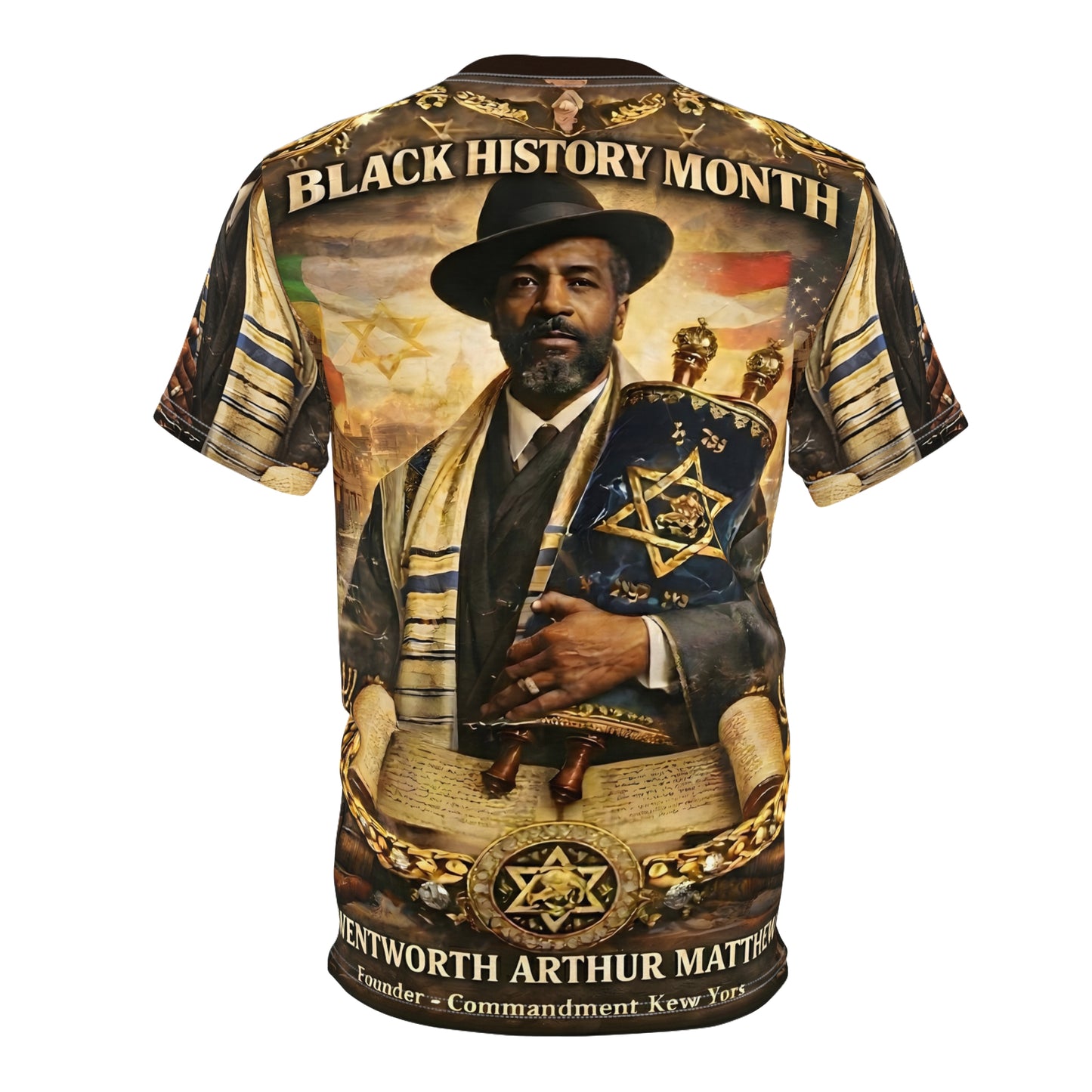 Black History Month - Wentworth Arthur Matthew- Unisex Cut & Sew Tee (AOP)
