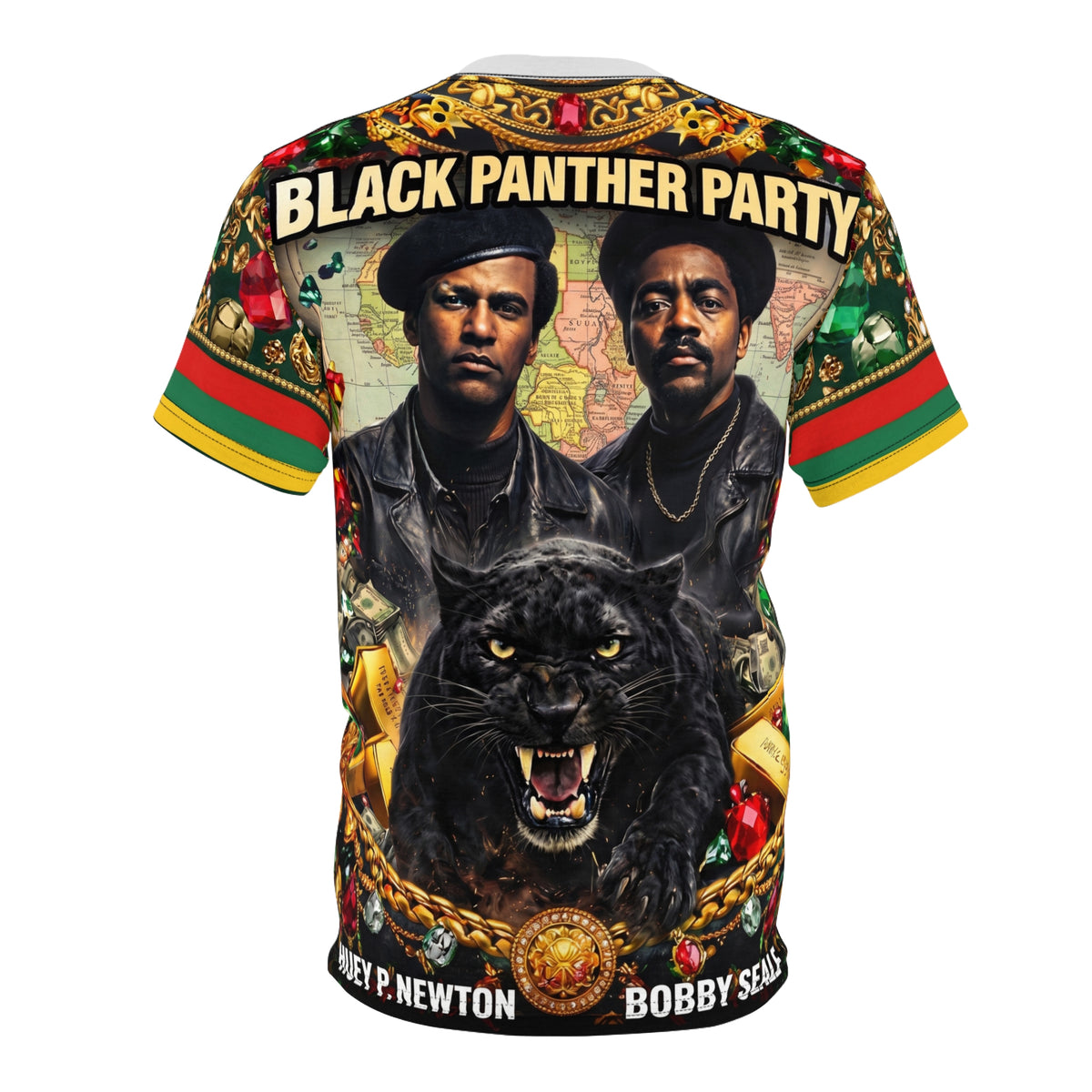 Black Panther Party™ All-Over Sublimation T-Shirt – Black History Collection