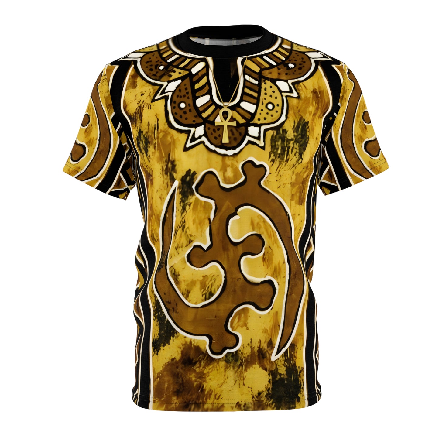 African Vintage Dashiki - Unisex Cut & Sew Tee (AOP) - 2