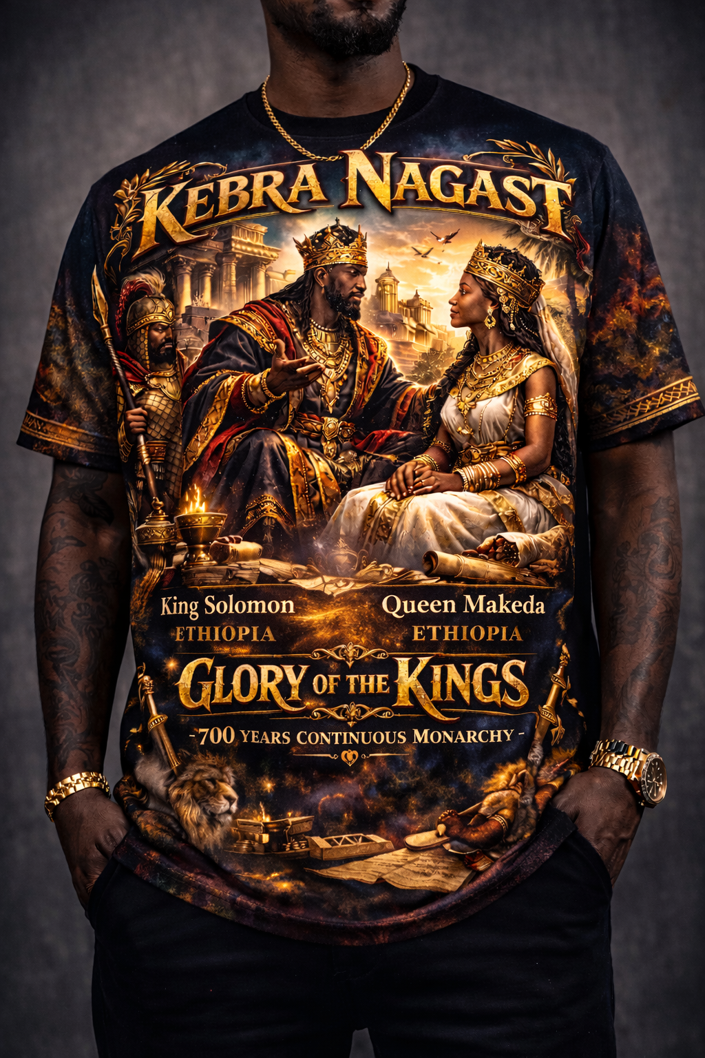 KEBRA NAGAST – Glory of the Kings Sublimation T-Shirt