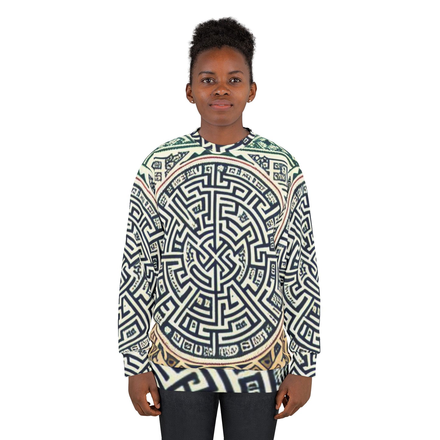 Ancient African Textiles Unisex Sweatshirt Cloth (AOP)