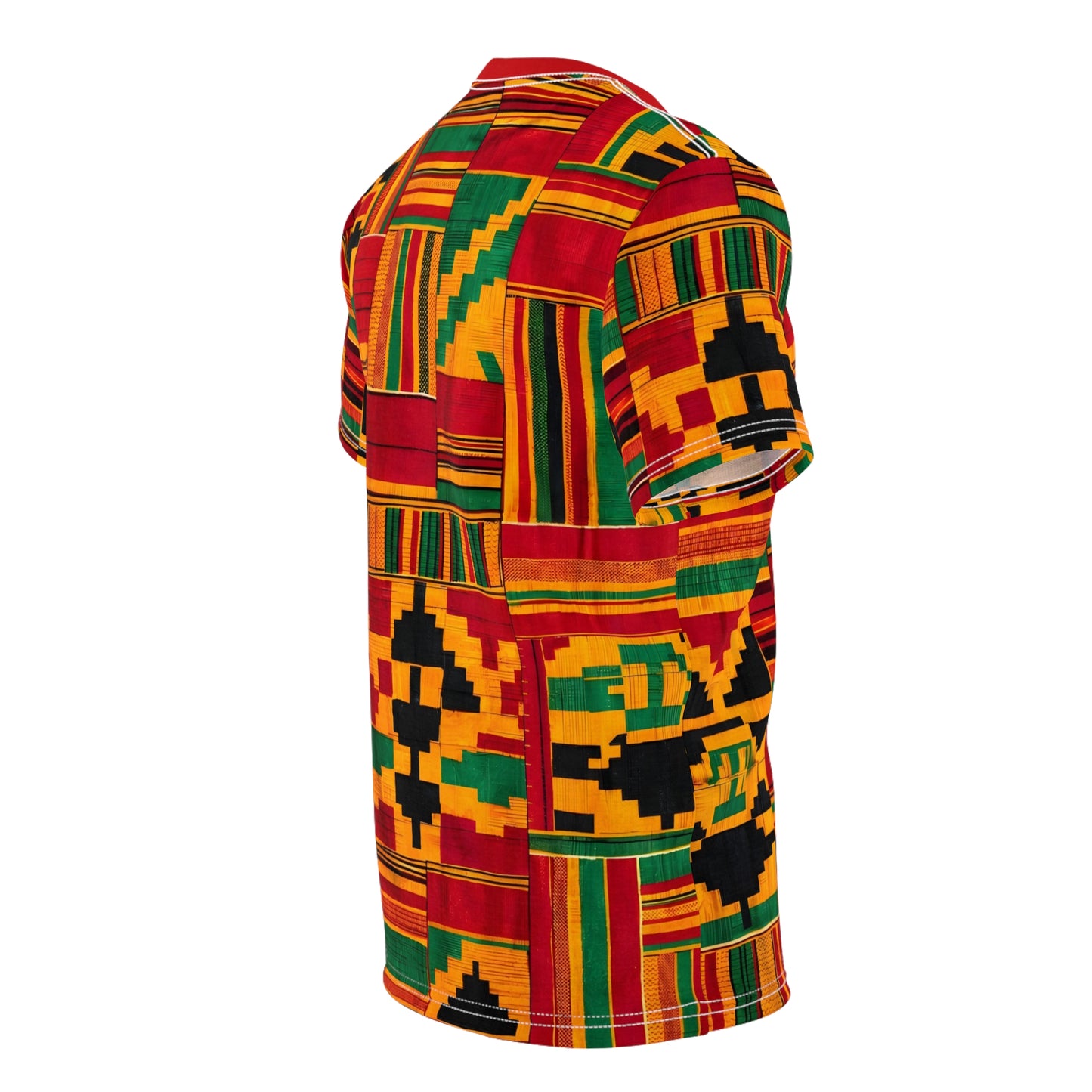 Kente African Print - Unisex Cut & Sew Tee (AOP)