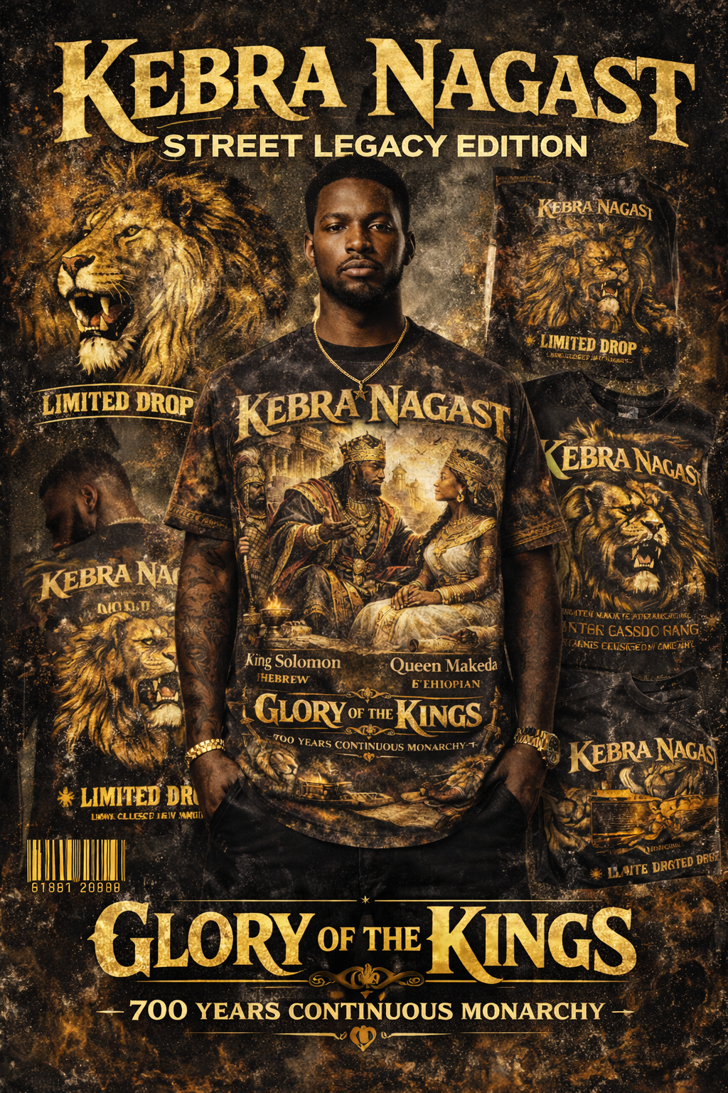 KEBRA NAGAST – Glory of the Kings Sublimation T-Shirt