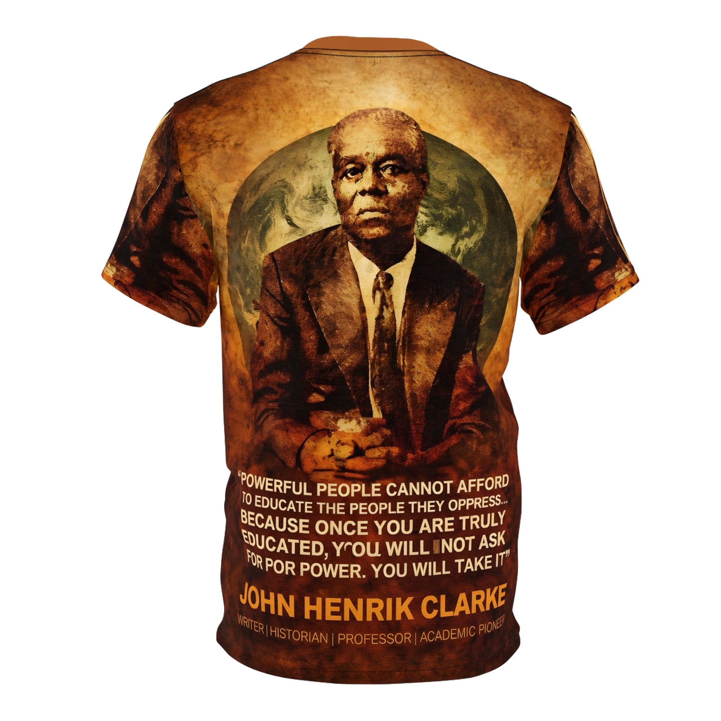 African history inspired all over print t shirt