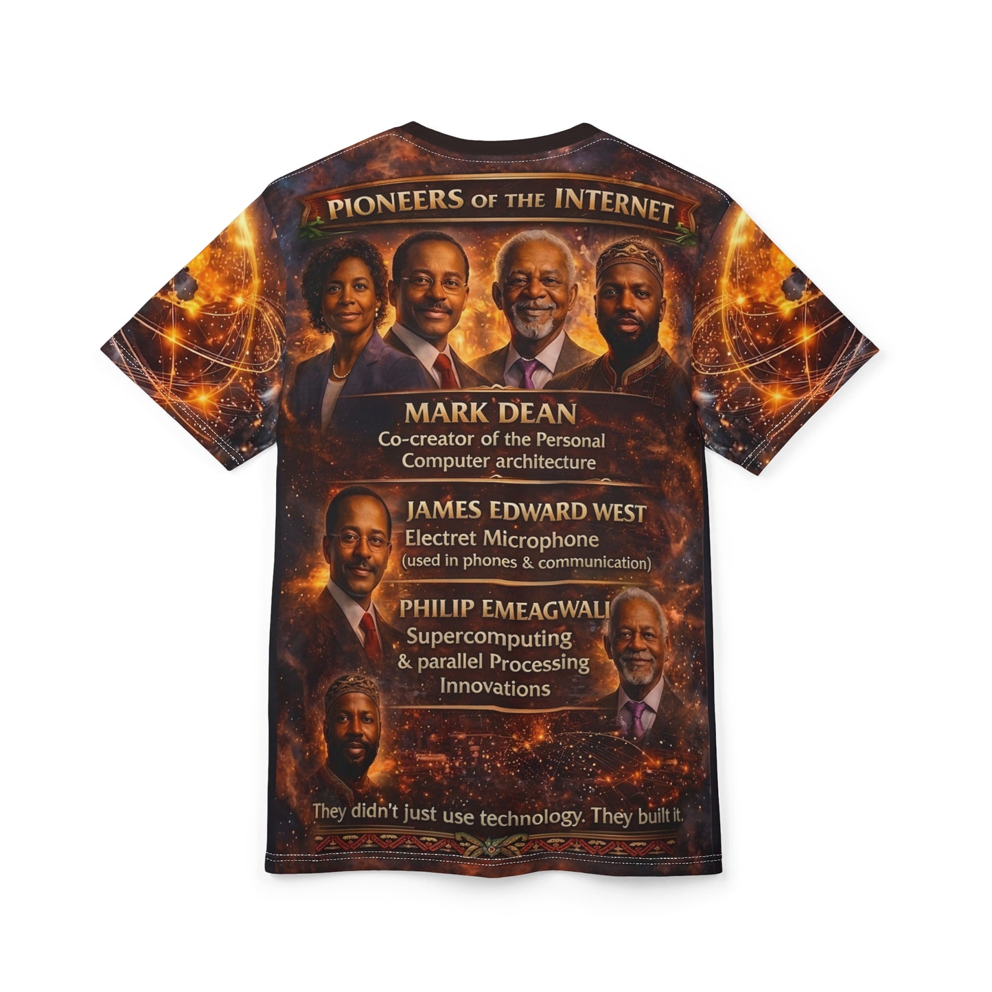 Black culture Afrocentric all over print streetwear shirt by NAGAST