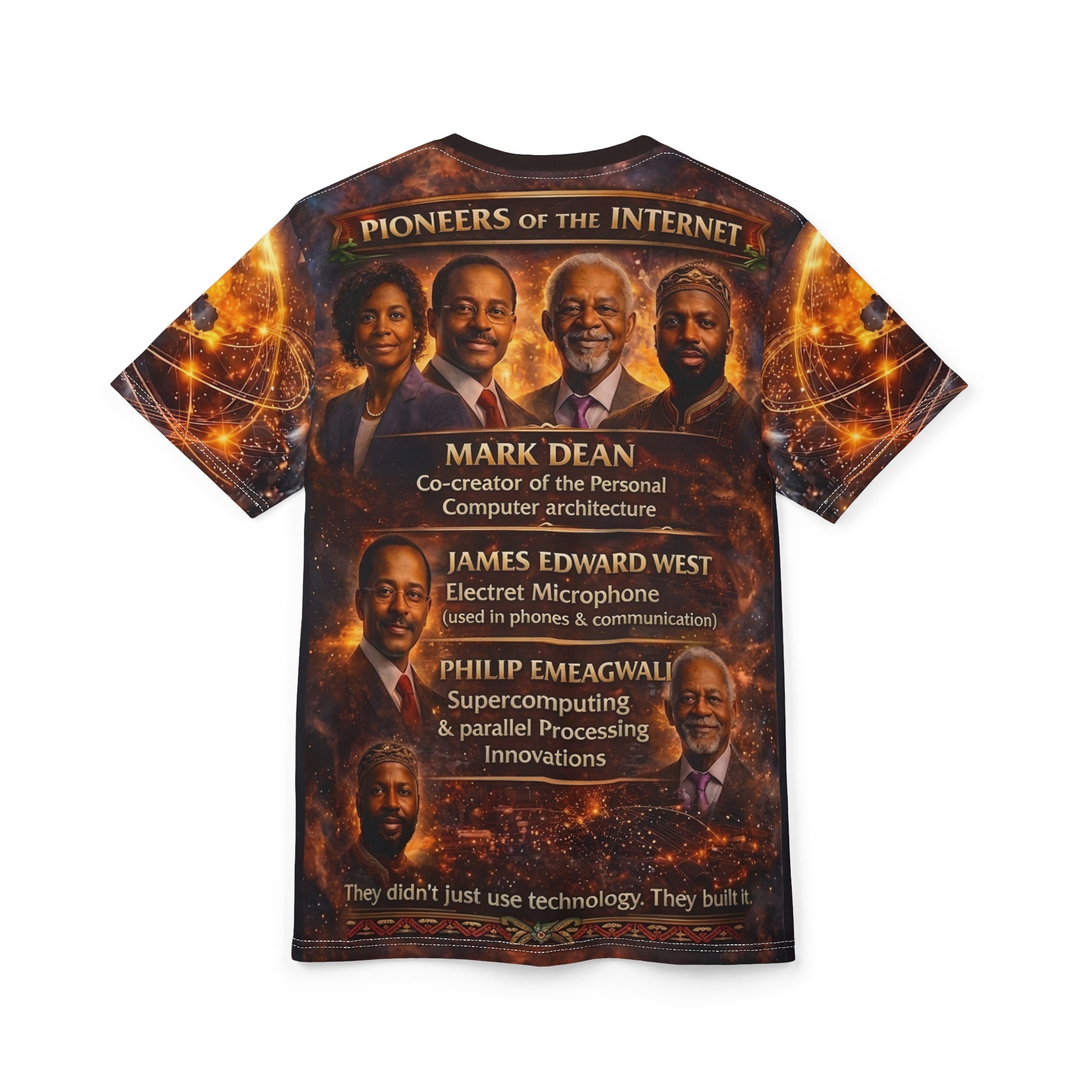 Black culture Afrocentric all over print streetwear shirt by NAGAST