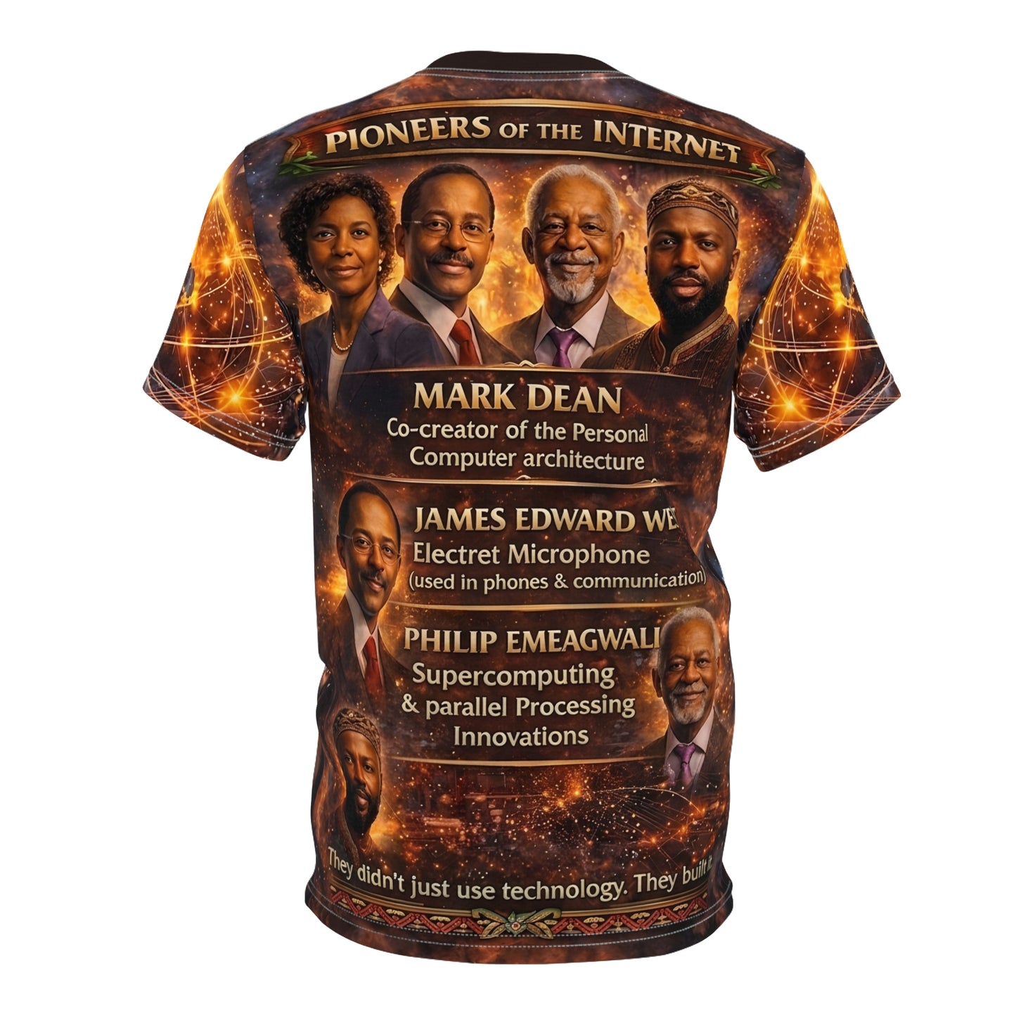 Black culture Afrocentric all over print streetwear shirt by NAGAST
