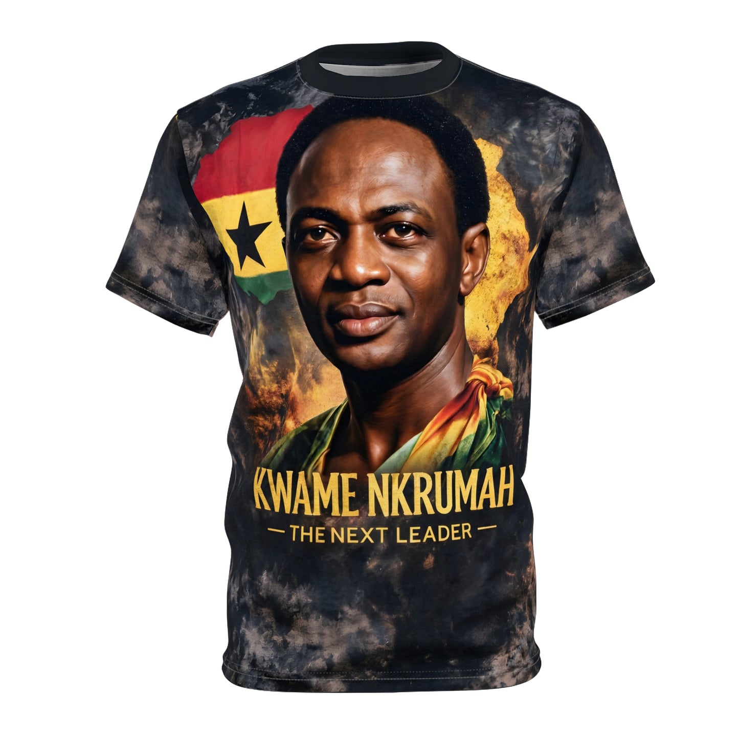 Kwame Nkrumah unisex all-over print t-shirt front view