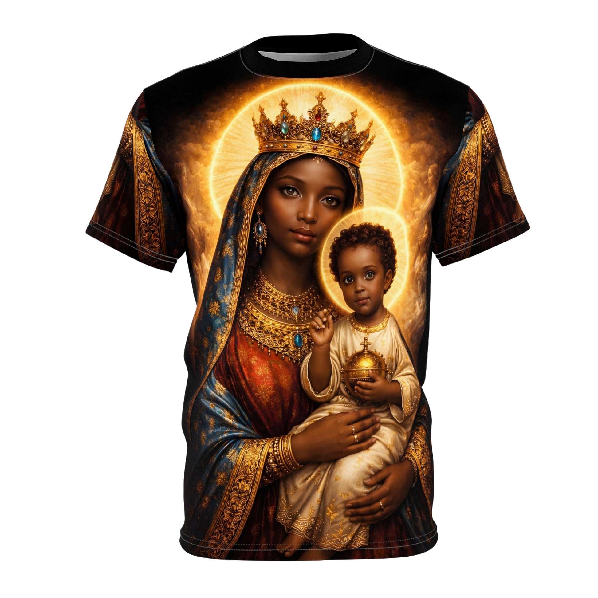 Orthodox antique Black Queen graphic streetwear tee