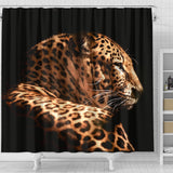Amazing Leopard Print Shower Curtains-Free Shipping