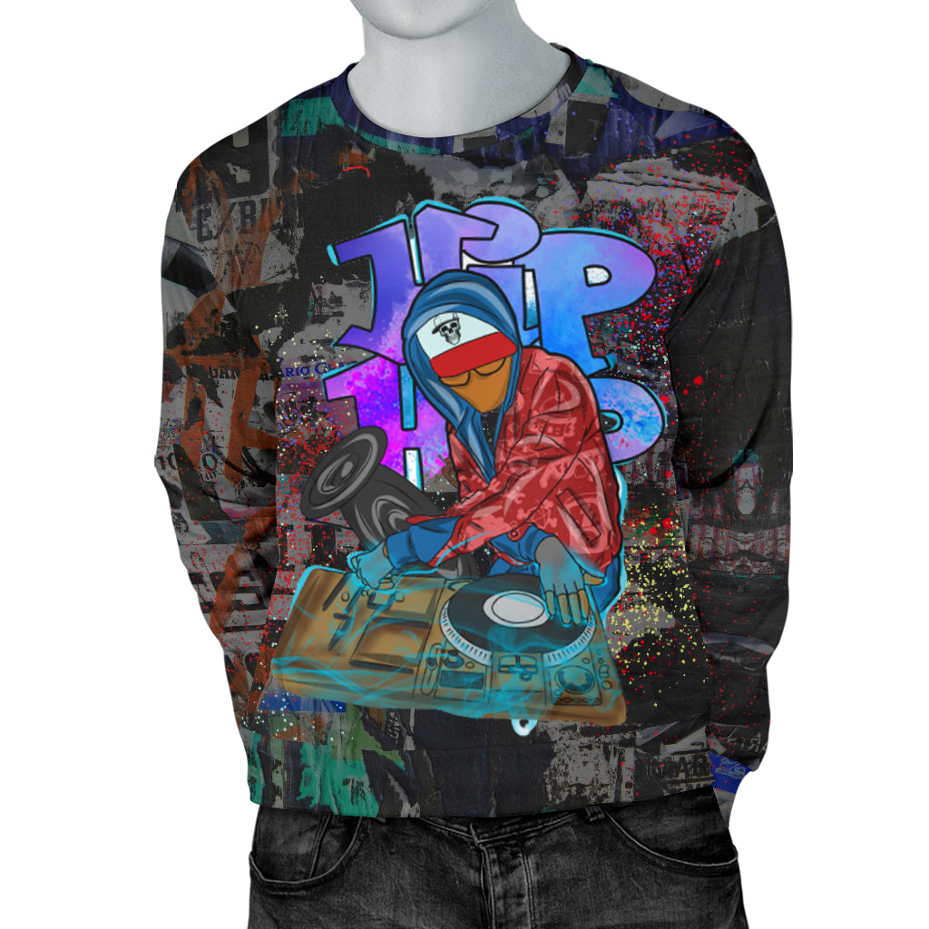  Mannequin wearing Hip Hop Luxury Jacket with both hands in pockets – Black Owned custom-made jacket designed for stylish hip hop streetwear.
