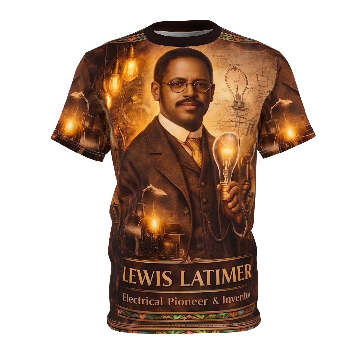 lewis latimer inventor afrocentric t shirt