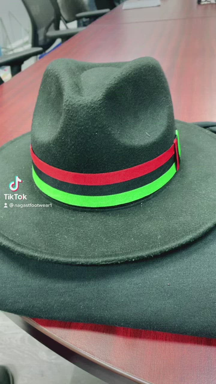 RBG Fedora Hat – Black Owned, Video