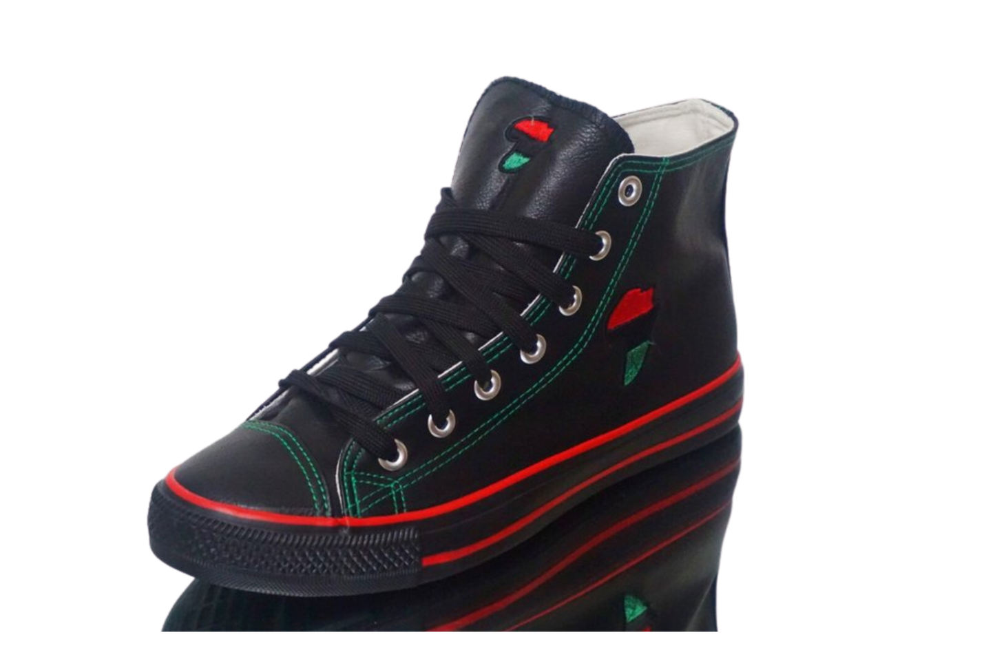 RBG Hi Top Leather Sneakers