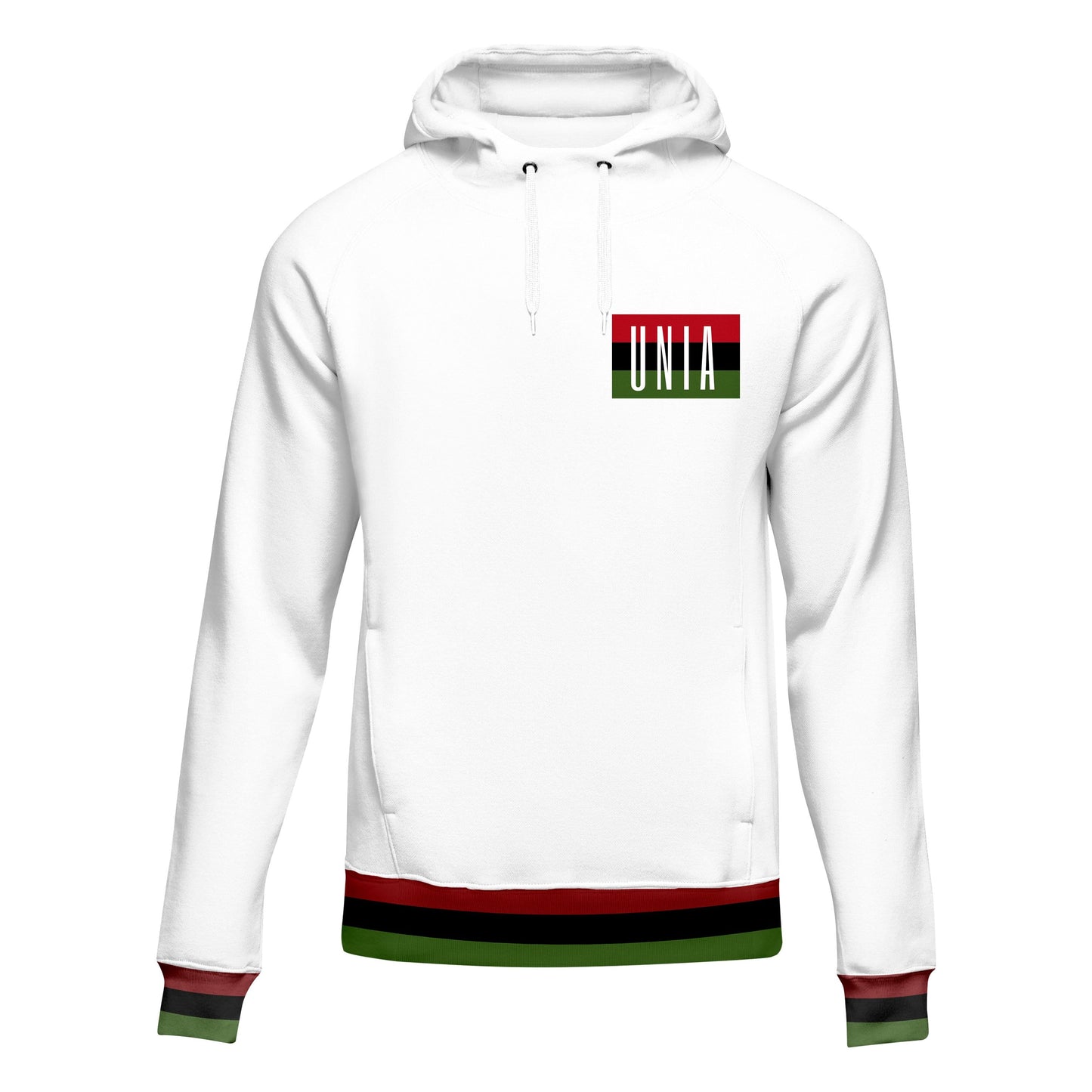 UNIA FLAG WHITE HOODIE