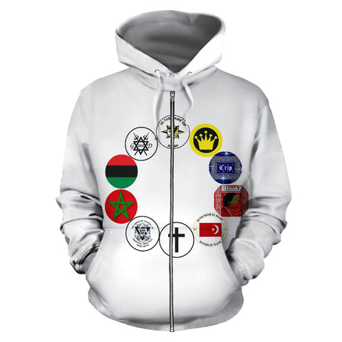 UNITY Patch White Hoodie