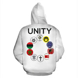 UNITY Patch White Hoodie