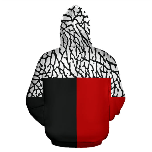 Back view of the Malcolm X Text Custom Hoodie designed by a Black-Owned brand, celebrating Malcolm X’s legacy.