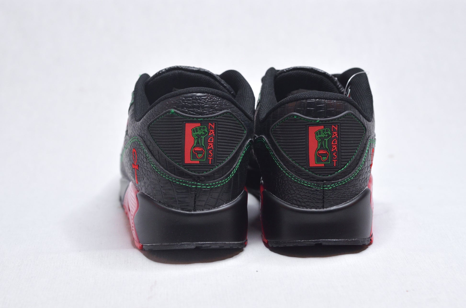 MLK Sneakers shown from the back as a pair, emphasizing craftsmanship and cultural tribute.
