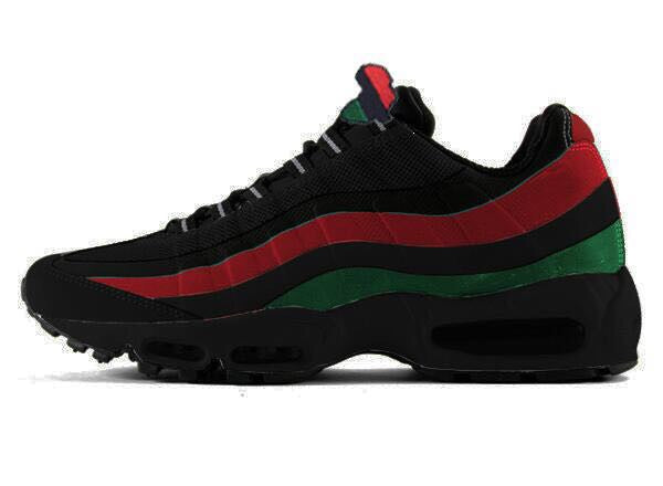 Left Side View profile of NAT TURNER MAX Sneakers – Bold cultural colorway.