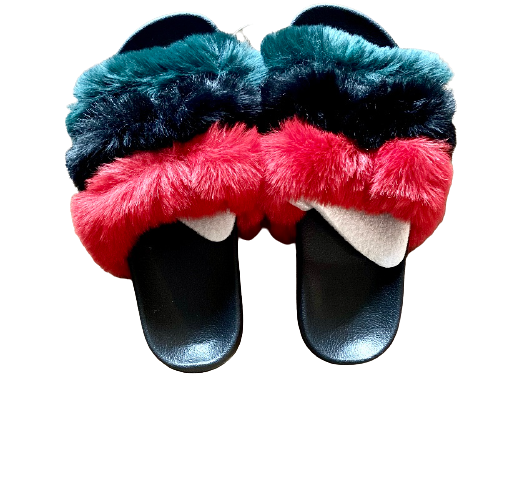 Pan African Fur Slippers – Black Owned